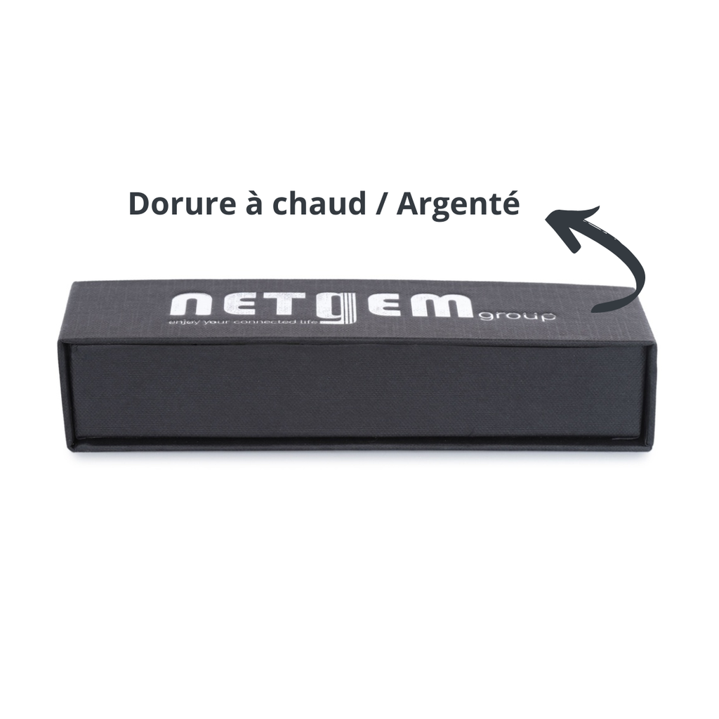 Coffret chocolats Découverte 80g avec dorure à chaud