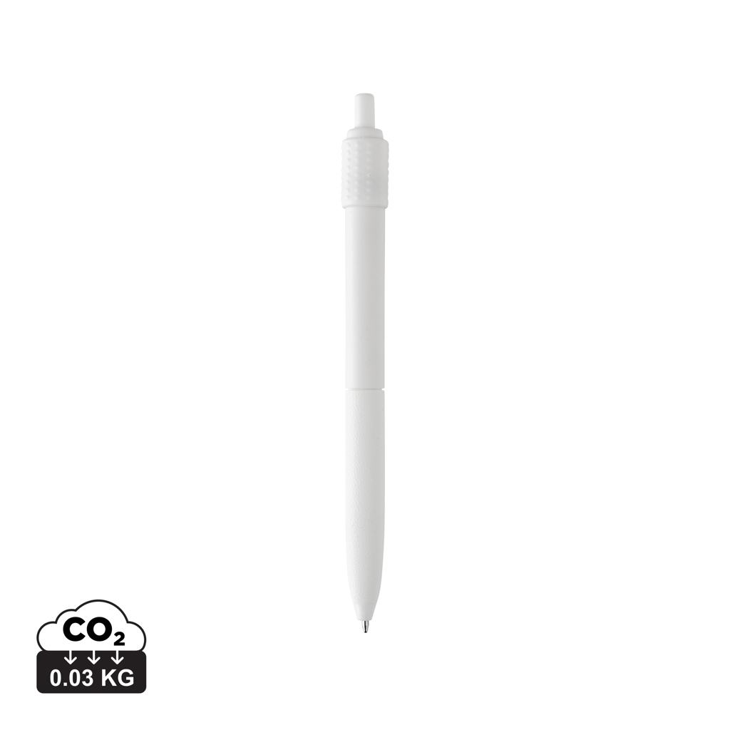 [KX149408] Stylo anti-stress en ABS recyclé GRS Quill (blanc)