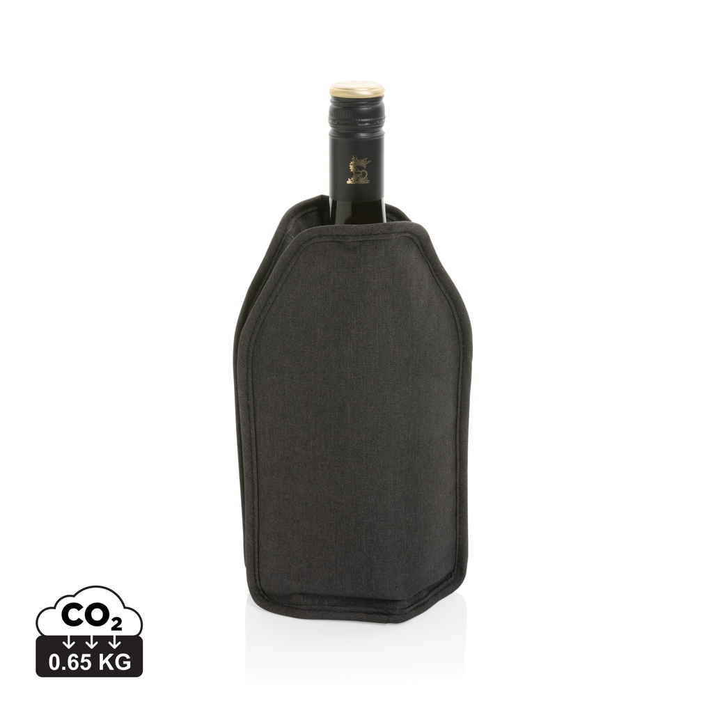 [KX0214140] Housse réfrigérante à vin Vino en rPET AWARE™ (noir)