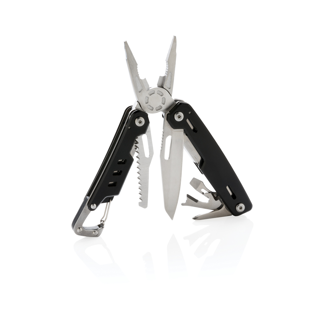 [KX050546] Outil multifonctions avec mousqueton Solid (noir)