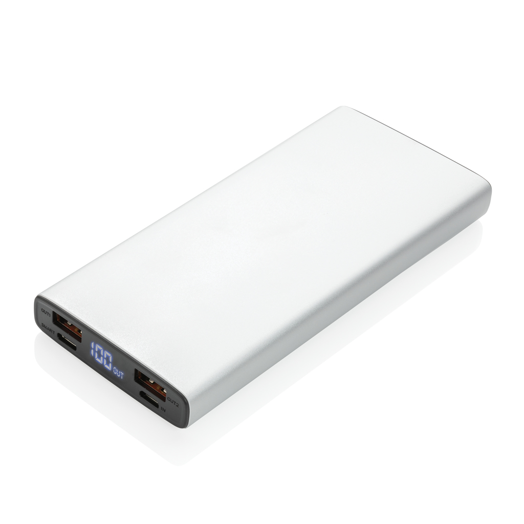 [KX090500] Batterie de secours 10.000 mAh avec PD 18W (argent)