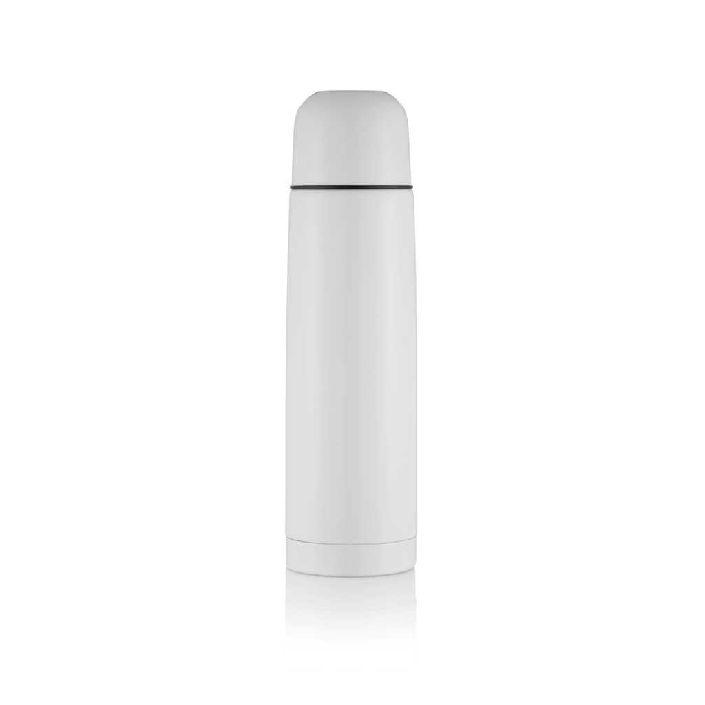 [KX113652] Bouteille isotherme en acier inoxydable (blanc)