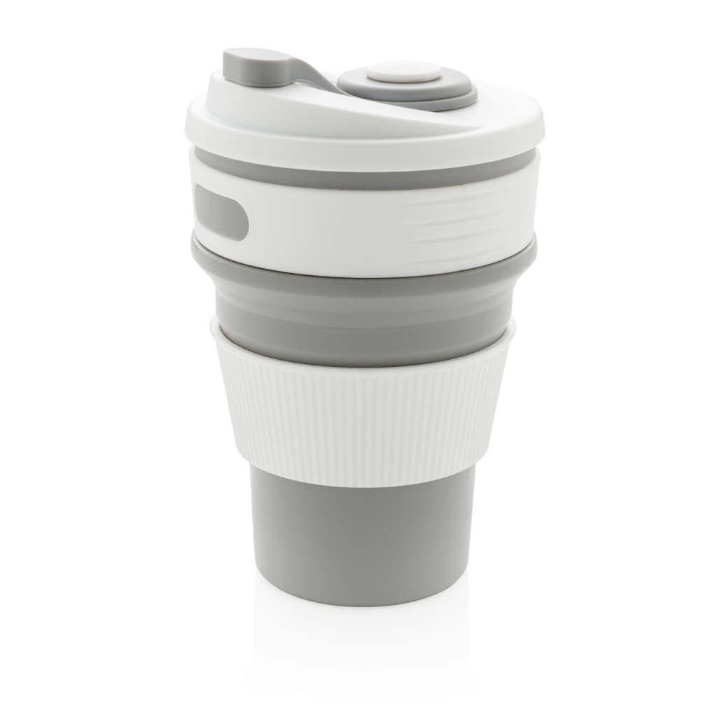 [KX113740] Mug en silicone pliable (gris)