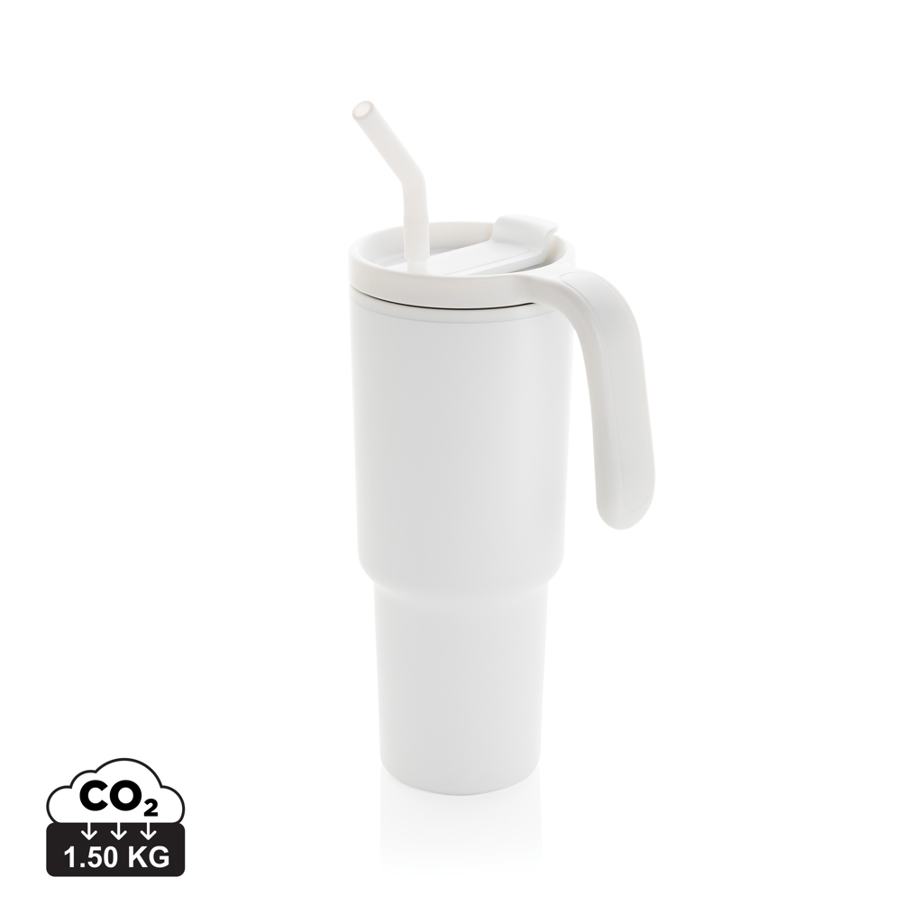 [KX1116249] Mug 900ml en acier certifié RCS Graphic (blanc)