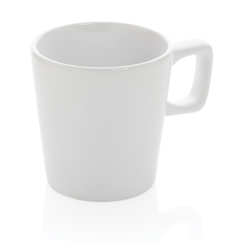 Tasse à café céramique au design moderne (blanc)