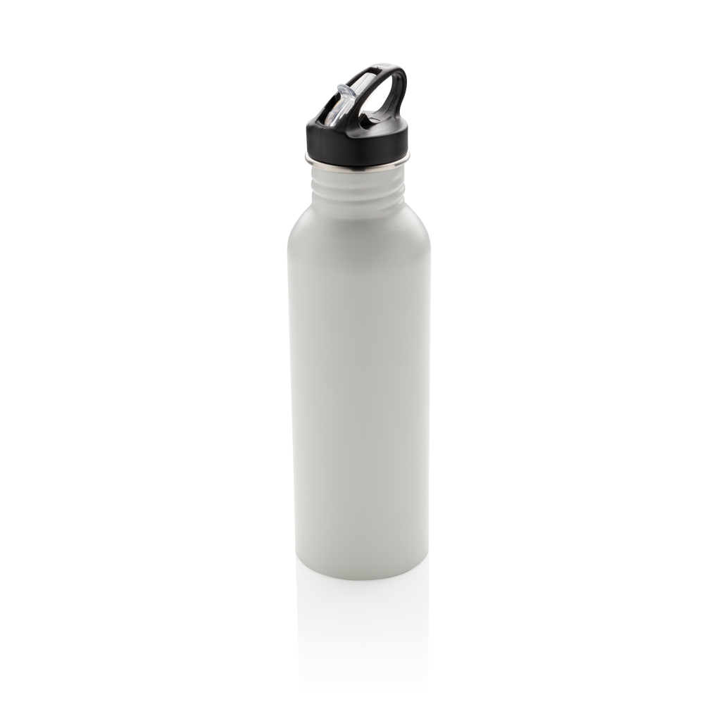 [KX113948] Bouteille Deluxe sport en acier (blanc)