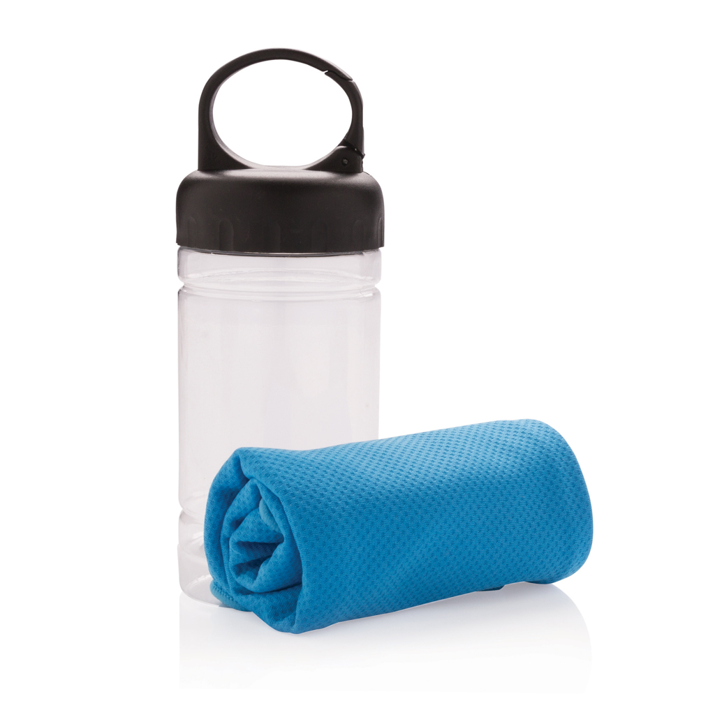 [KX030110] Serviette sport rafraichissante (bleu)