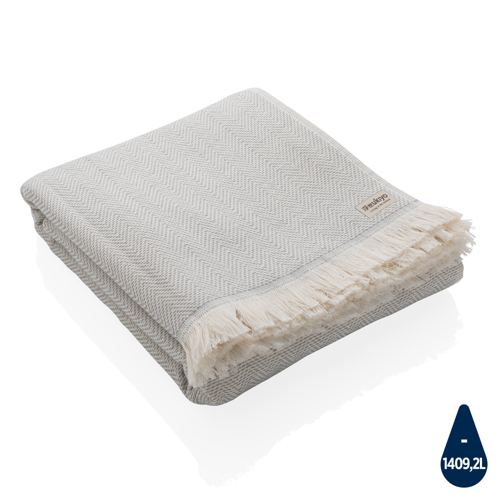 Serviette 4 Saisons Ukiyo Hisako AWARE™ Made in Europe (gris)