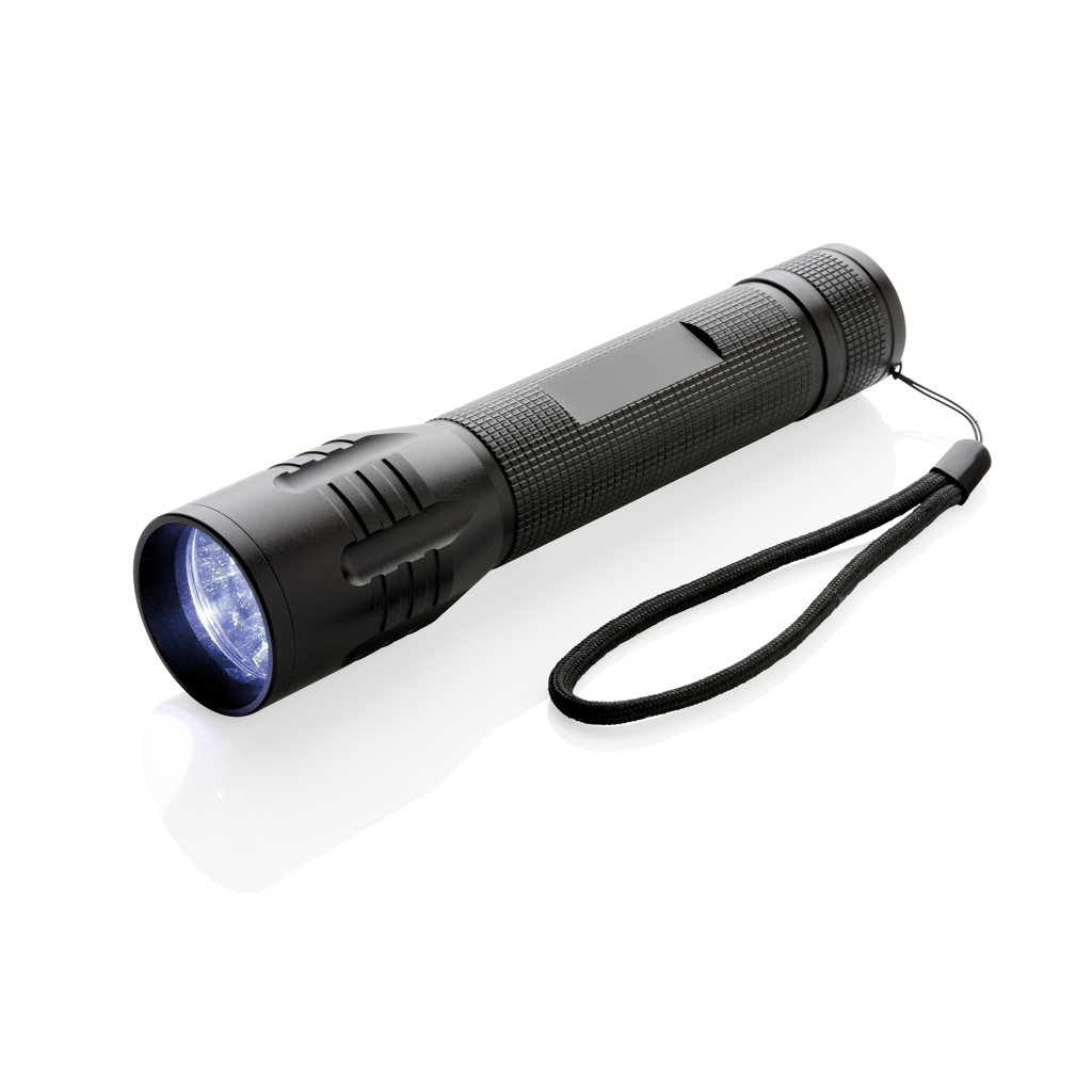 [KX050592] Lampe torche CREE 3 W large (noir)