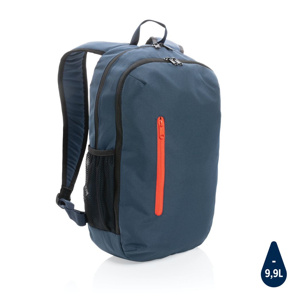 [KX101095] Sac à dos casual 300D rPET Impact AWARE™ (bleu)