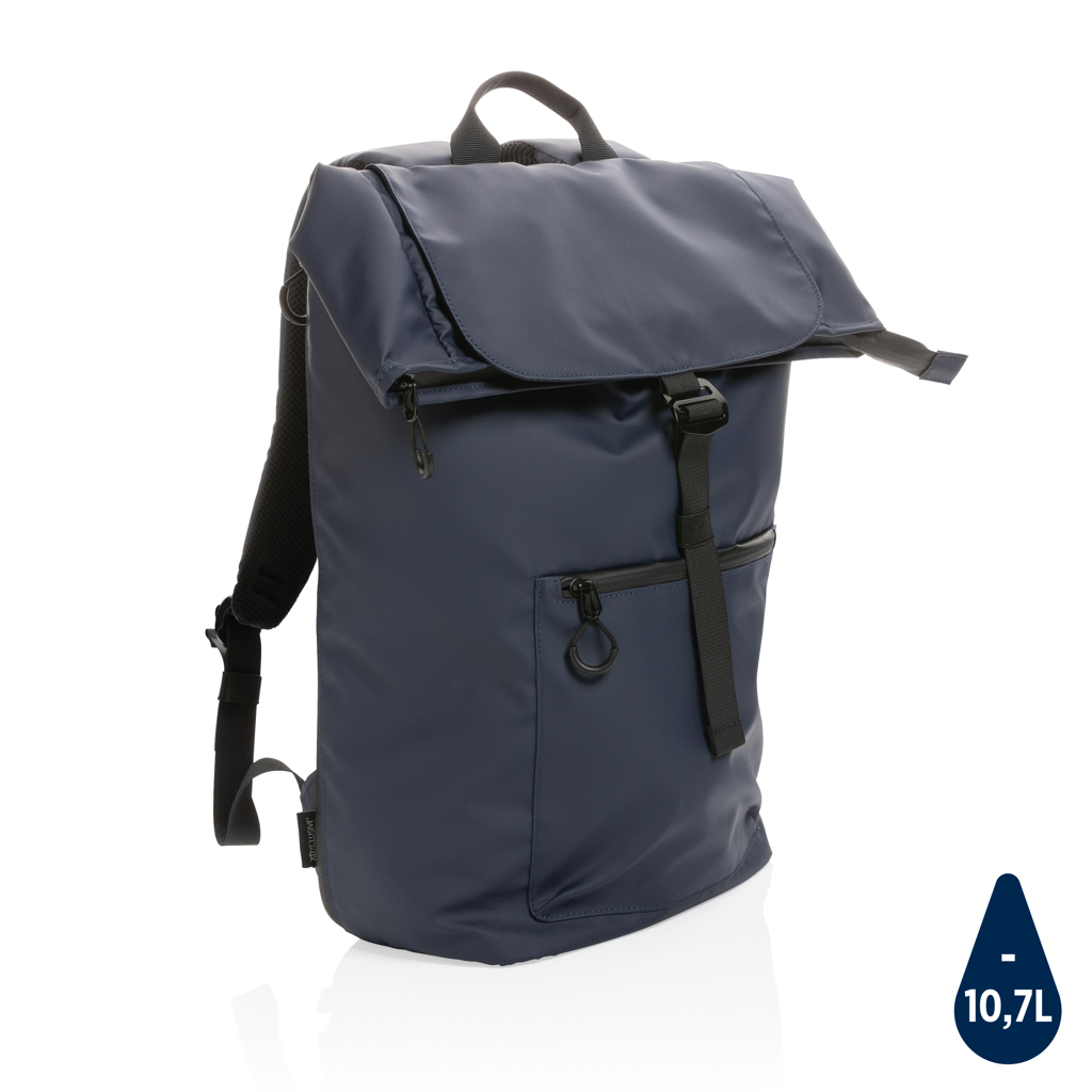 [KX101191] Impact AWARE™ RPET Water resistant 15.6"laptop backpack (bleu)