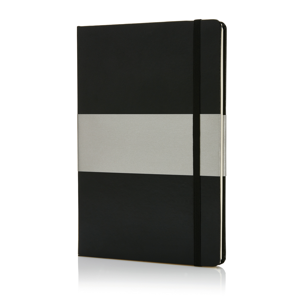 [KX120431] Carnet A5 à couverture rigide (noir)