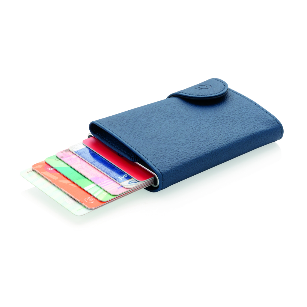 [KX101265] Porte-cartes anti RFID C-Secure (bleu)