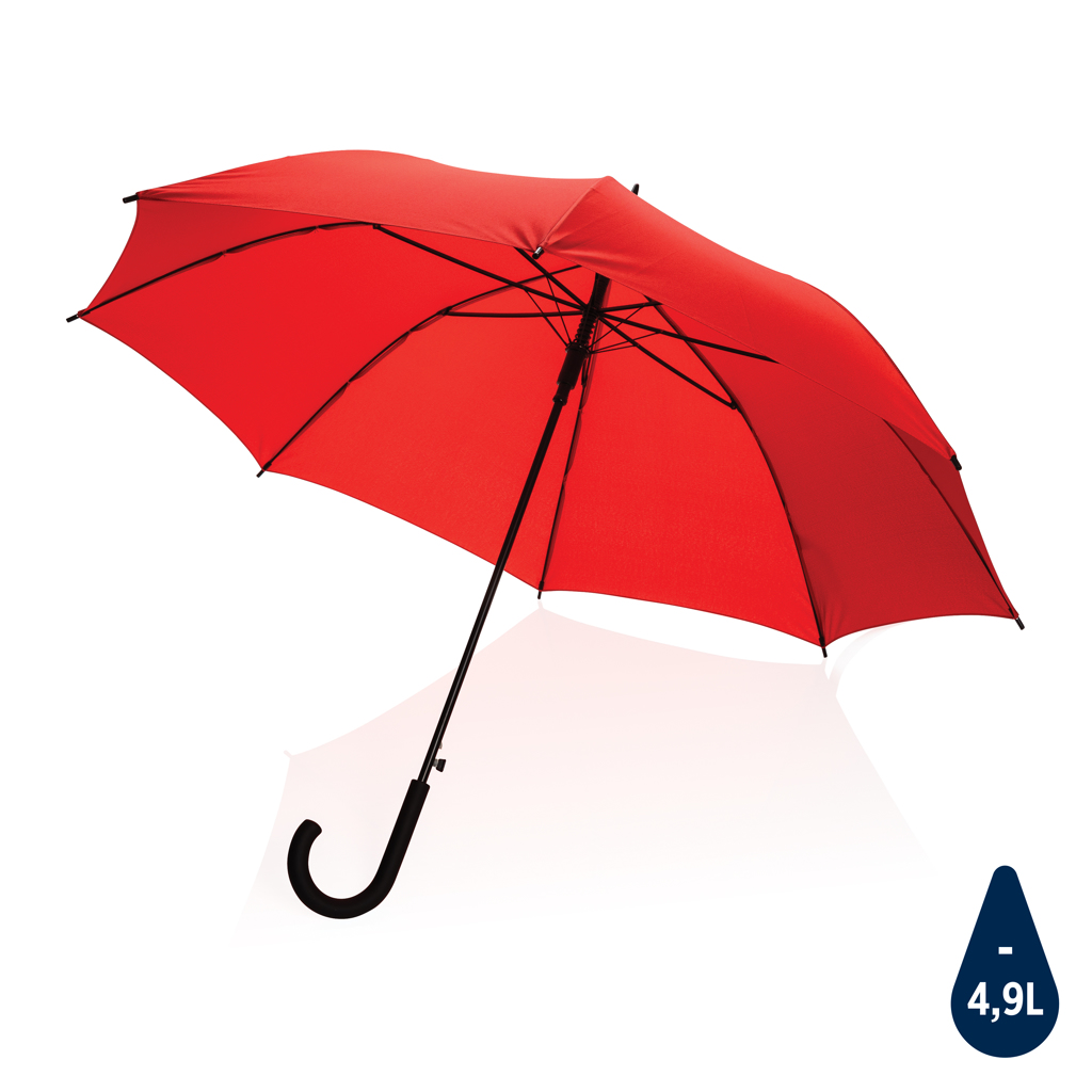 [KX130305] Parapluie 23" en rPET 190T avec ouverture auto Impact AWARE™ (rouge)