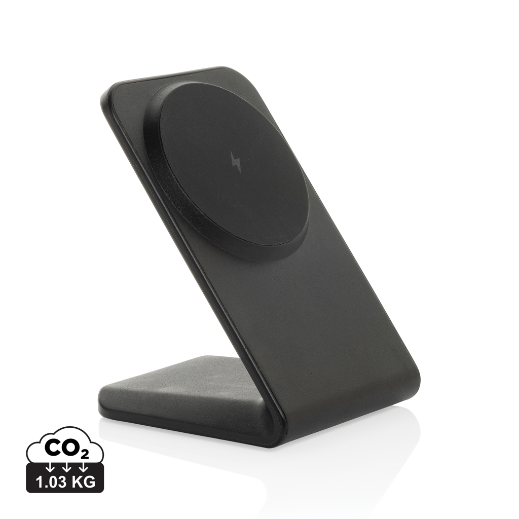 Chargeur magnétique 15W en plastique recyclé RCS VoltPerch
