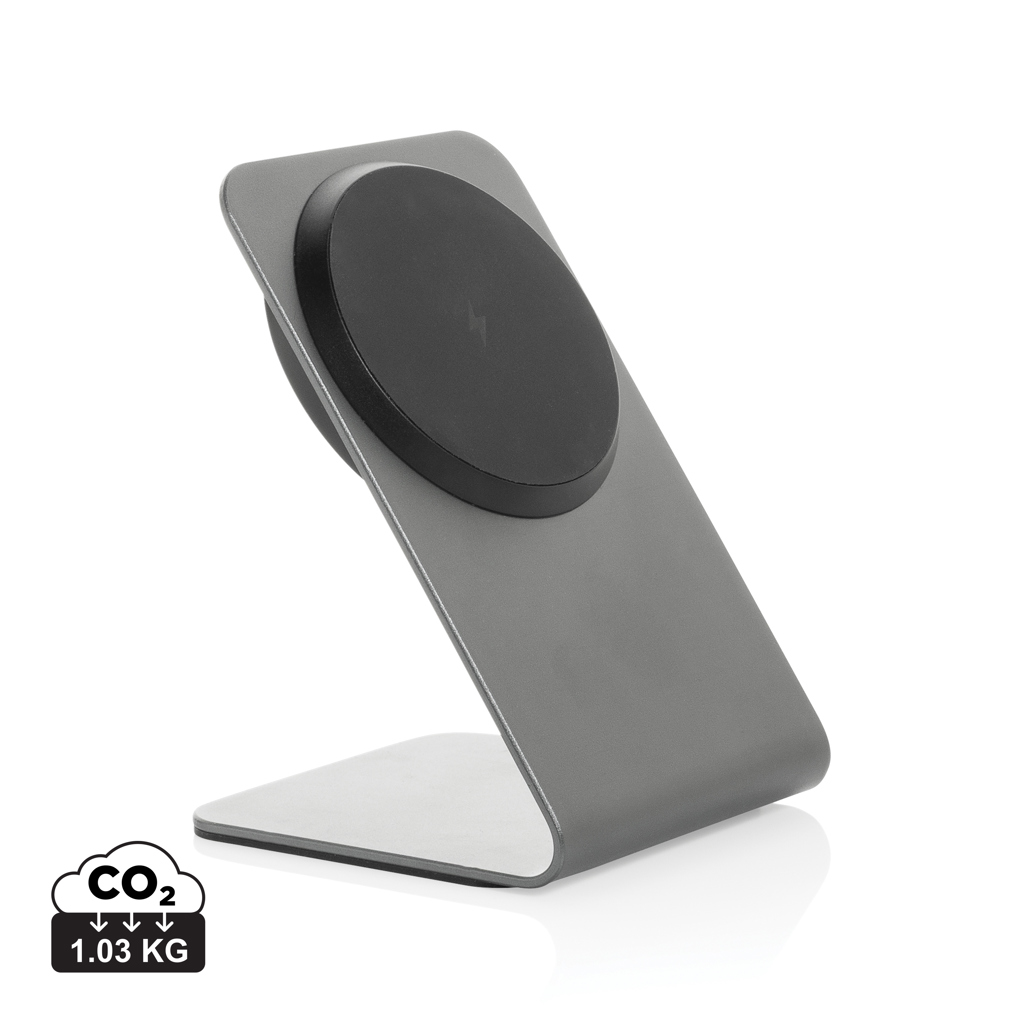 [KX090933] Support de recharge magnétique 15W en aluminium Terra