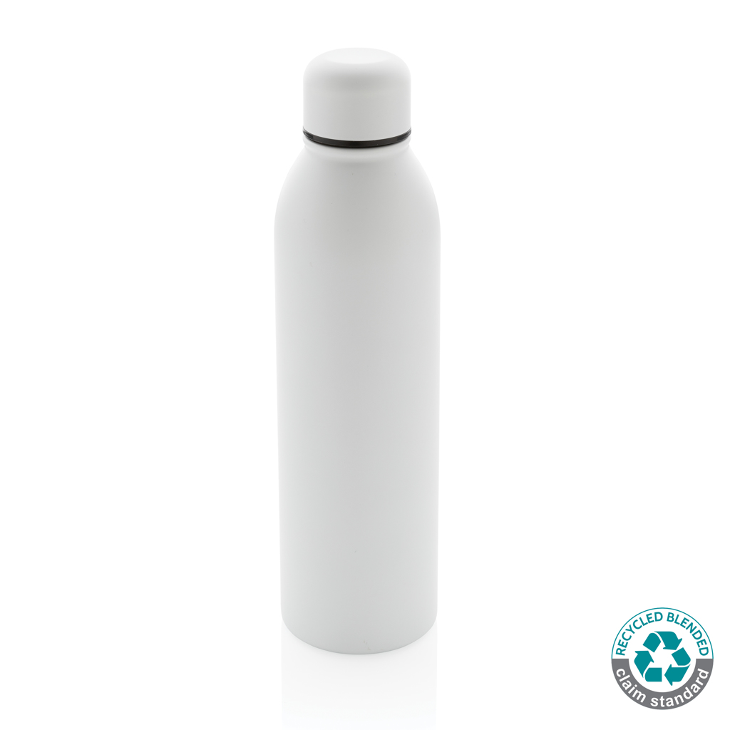 [KX114126] Bouteille isotherme en acier inoxydable recyclé RCS (blanc)