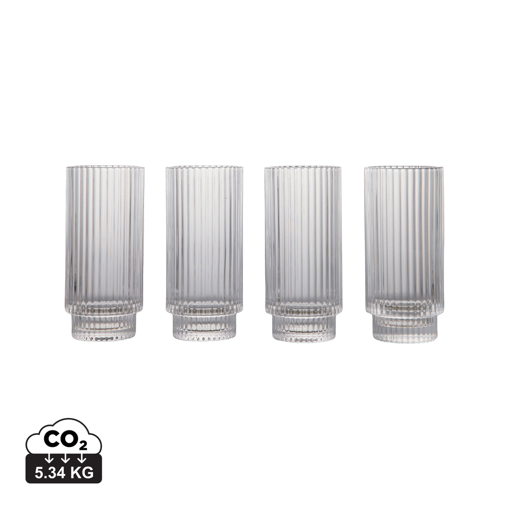 VINGA Set 4 verres highball 360ml York
