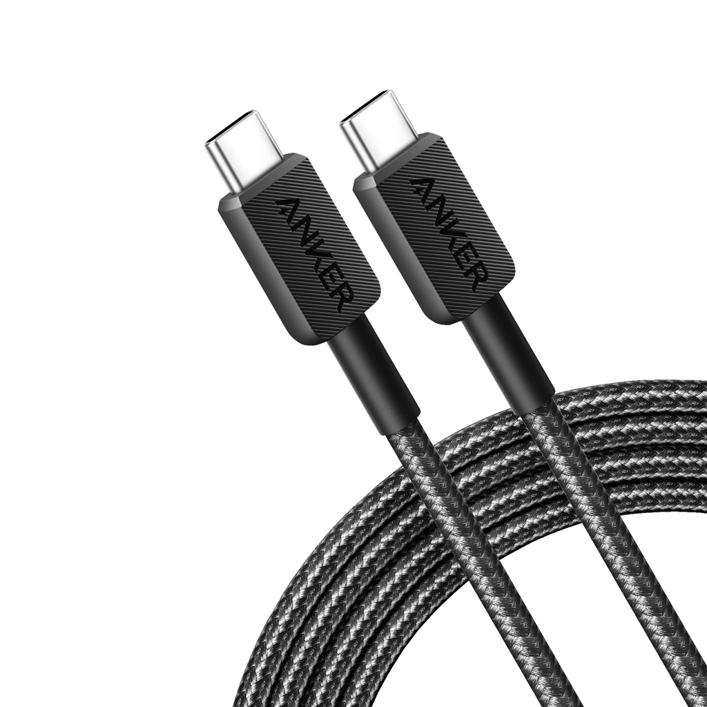 Câble Anker USB-C vers USB-C, 1,8 mètre, 60 W