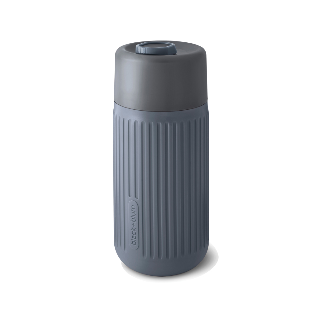 [KX1131116] Tasse de voyage en verre 340ML Black+Blum (gris)
