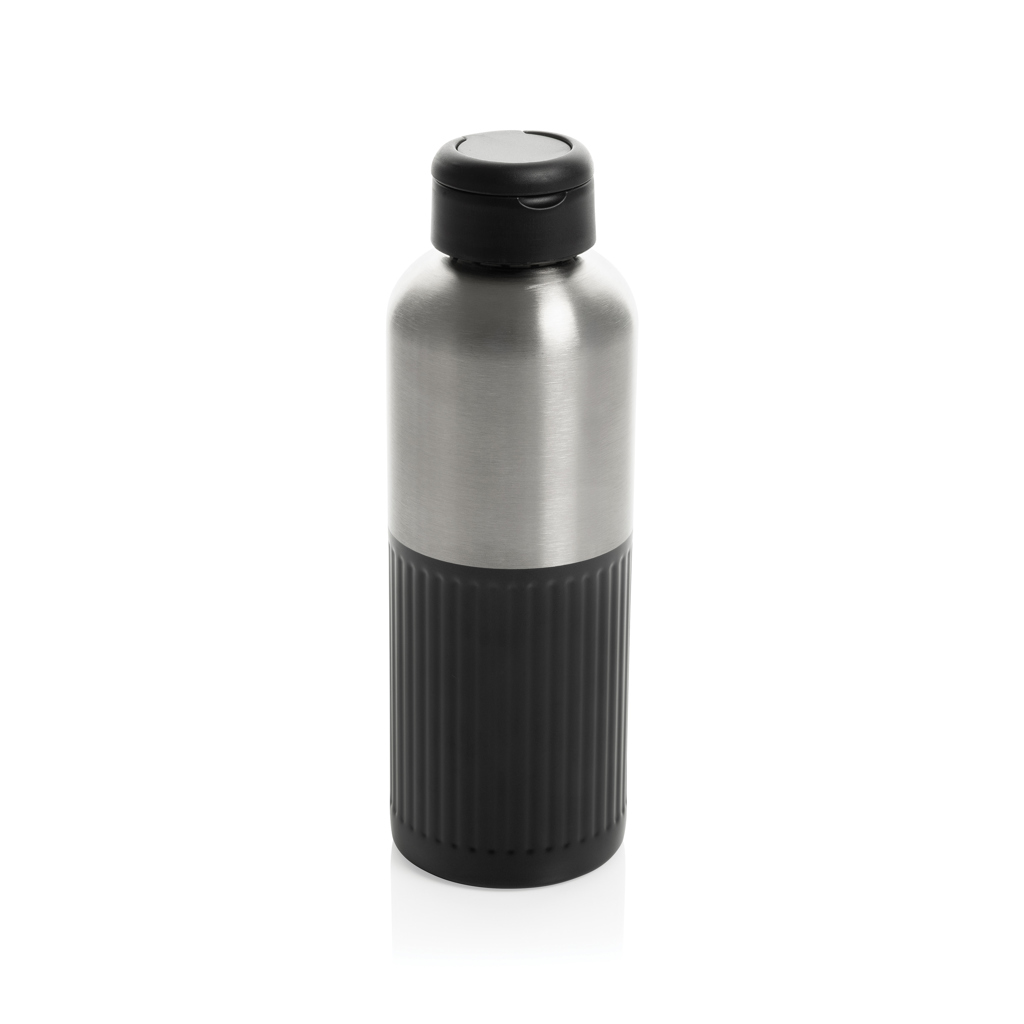 Bouteille d'eau étanche 750ml en acier RCS Ripple (blanc)