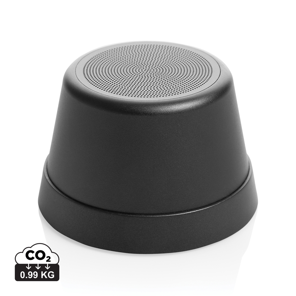 Haut-parleur magnétique 5W en aluminium recyclé RCS Nivio (argent)