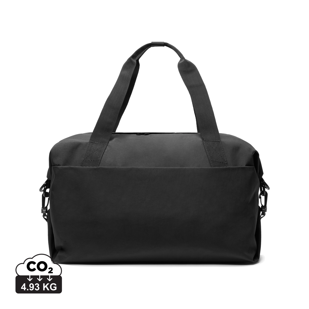 Sac week-end en nylon recyclé RCS KENTO URBAN (noir)