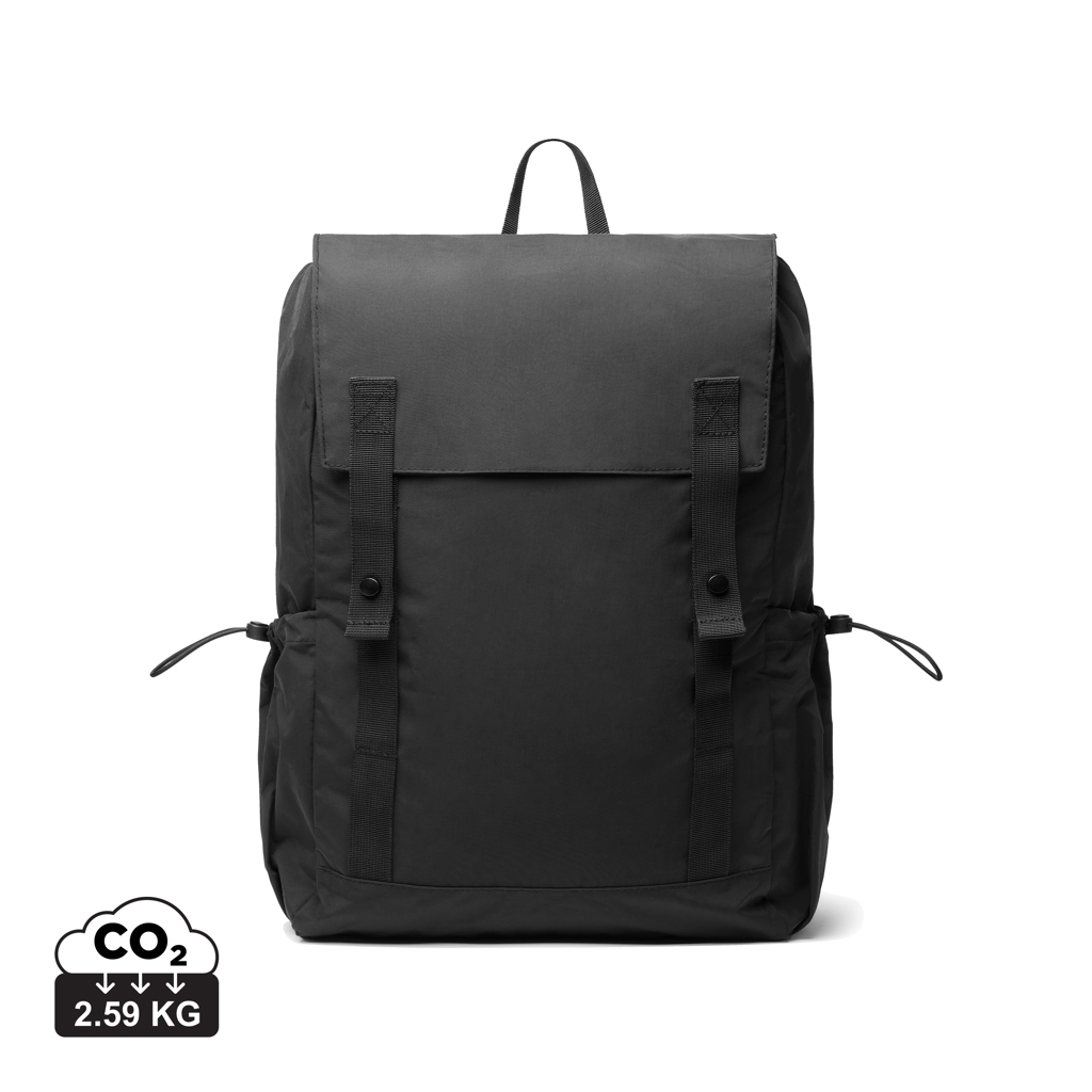 [KX1029246] Sac à dos en nylon recyclé RCS KENTO URBAN (noir)