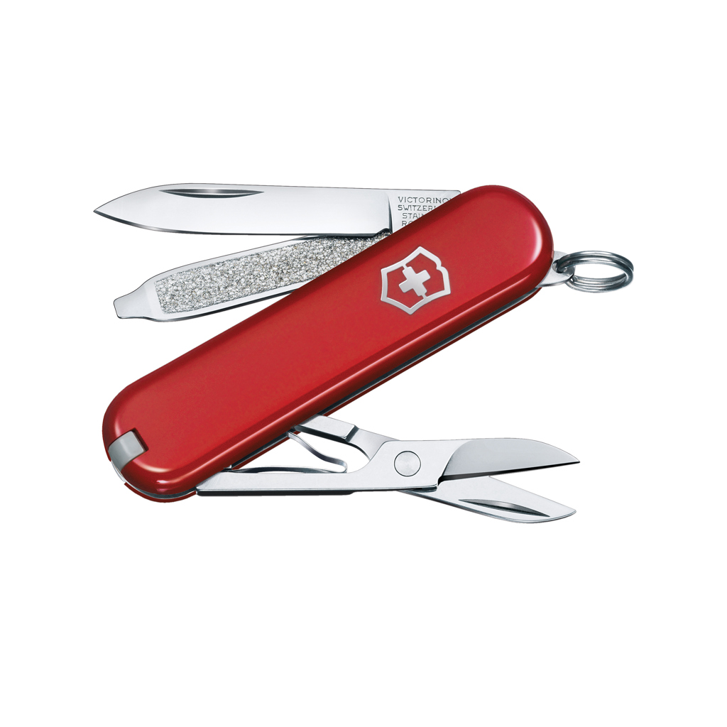 VICTORINOX Couteau de Poche 7 fonctions Classic SD (blanc)