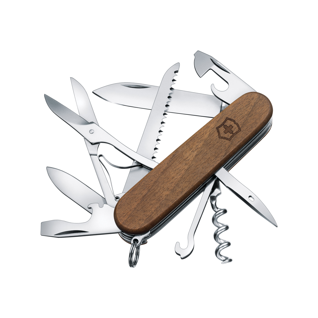 VICTORINOX Couteau de poche 13 fonctions Huntsman Wood