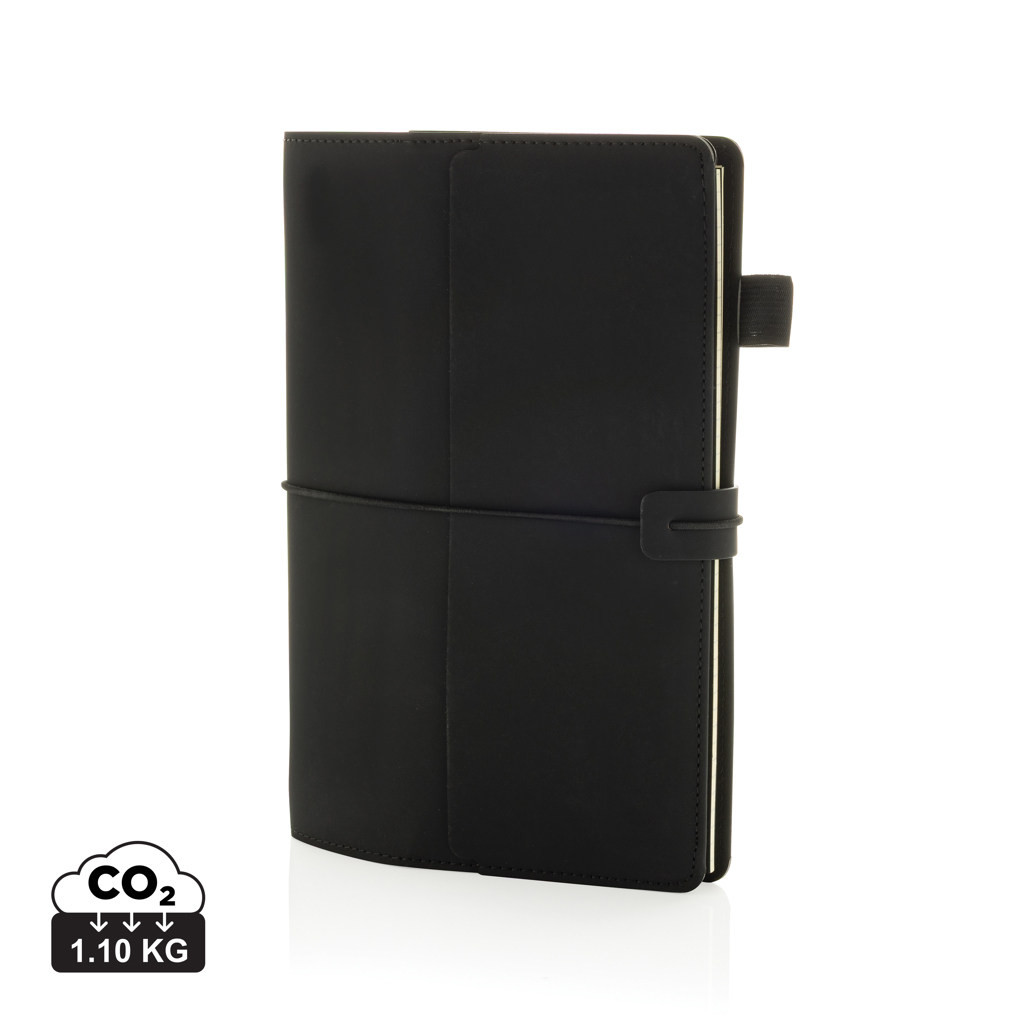 [KX126153] Carnet de notes 3 en 1 rechargeable en PU Daily Notes Binder (noir)