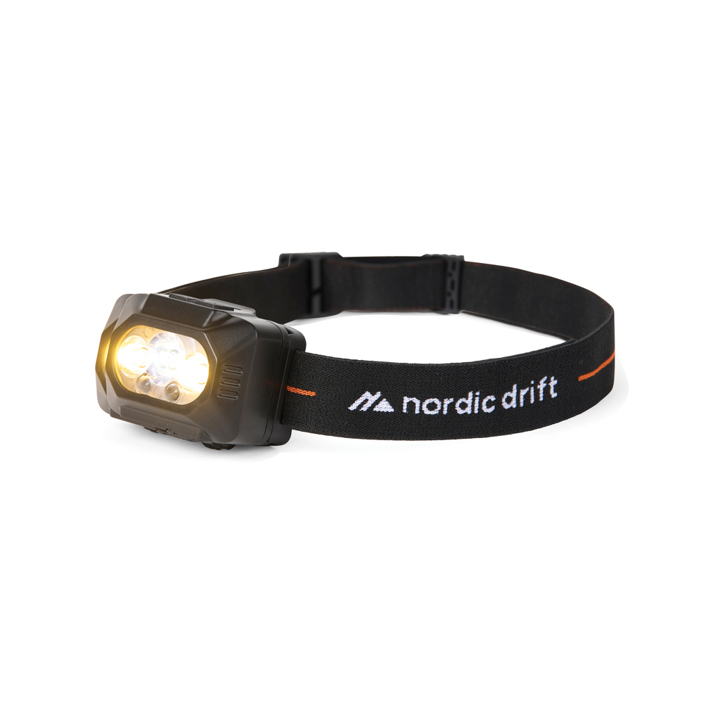 Lampe frontale à double batterie Nordic Drift Everest