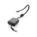 Câble rétractable à chargement rapide 100W Spira RCS