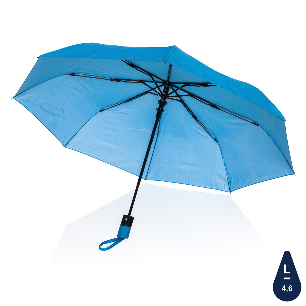 [KX130855] Mini parapluie 21" à ouverture automatique Impact AWARE™ (bleu)