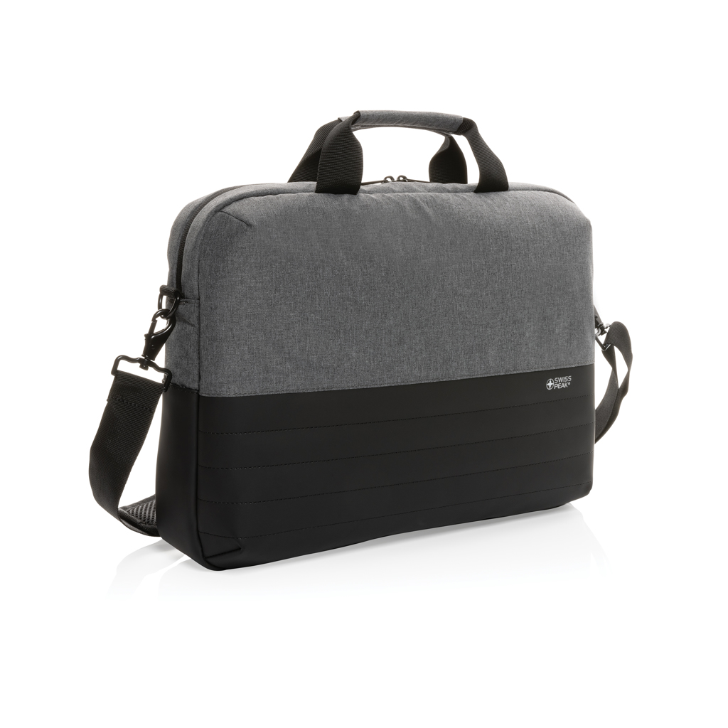 [KX102772] Sacoche pour ordinateur 15,6' Swiss Peak AWARE™ (gris)