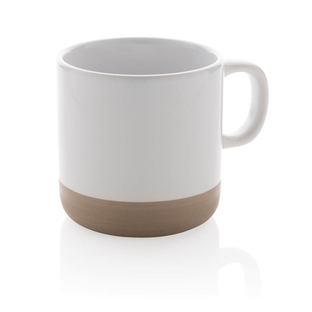 Tasse en céramique émaillée (blanc)