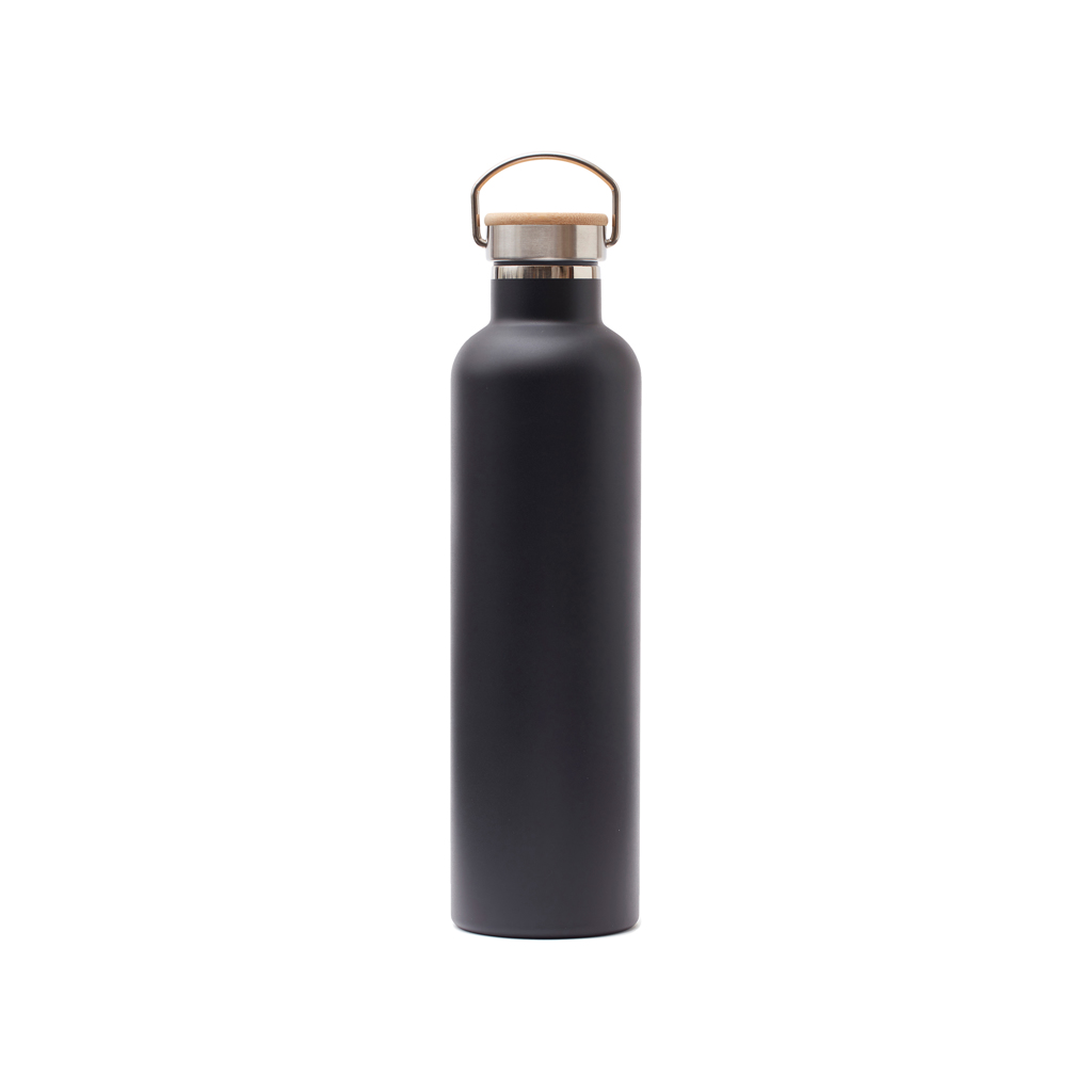 [KX115244] VINGA Grande bouteille thermos Miles (noir)