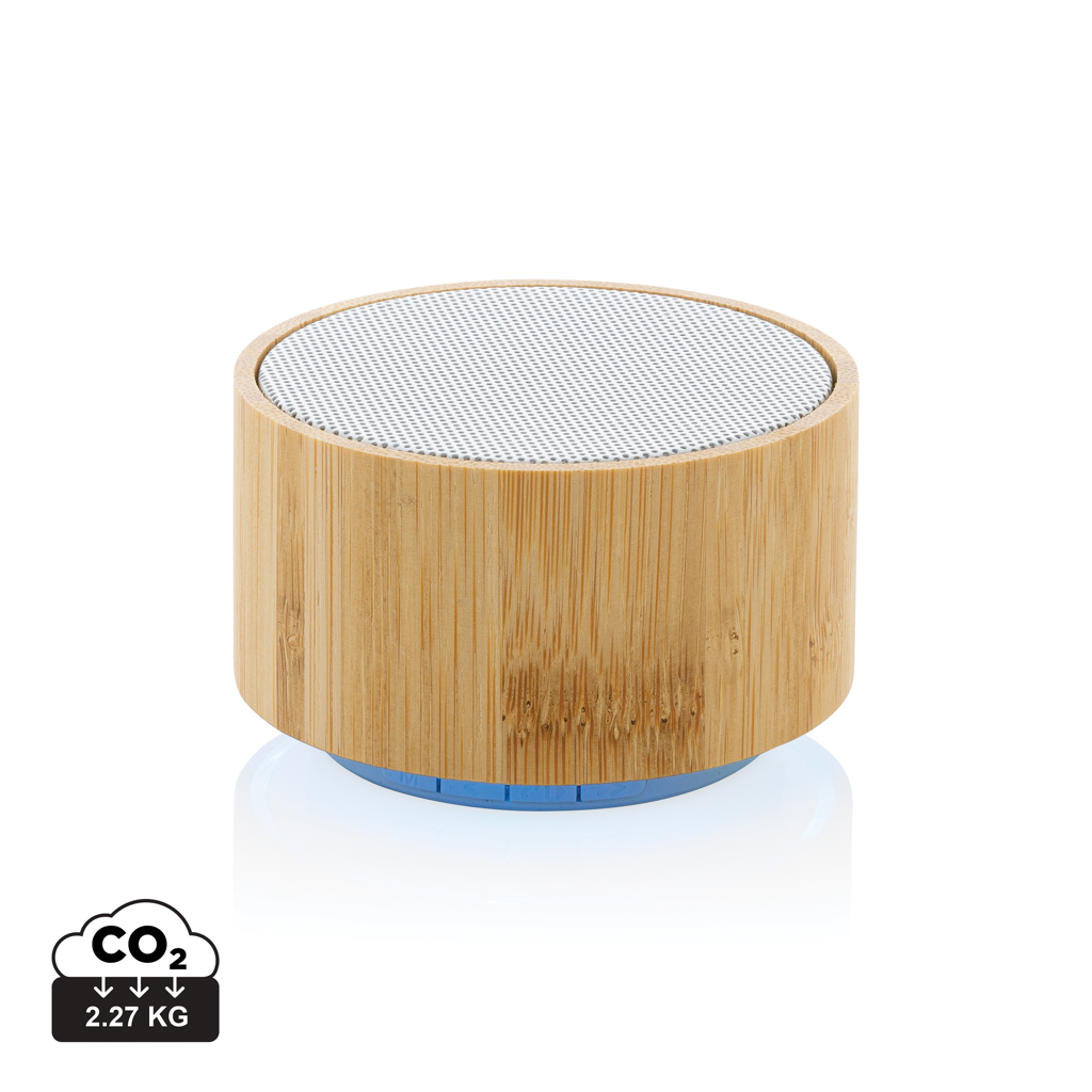 [KX080920] Enceinte 3W en bambou FSC® et ABS RCS (blanc)