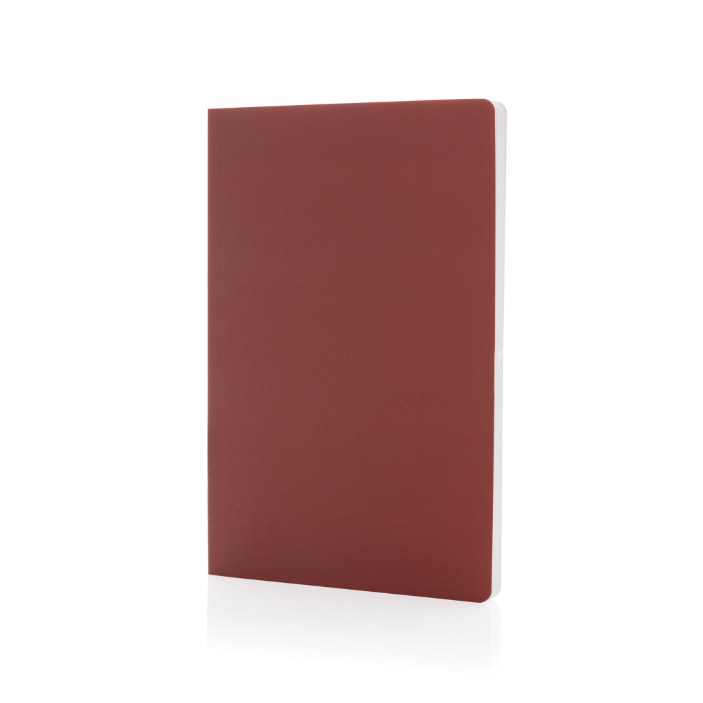[KX121185] Carnet A5 à couverture souple avec papier minéral IMPACT (rouge)