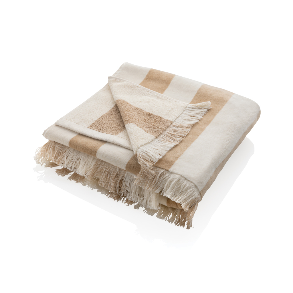 Serviette de plage Ukiyo Yukari AWARE™ Made in Europe (marron)