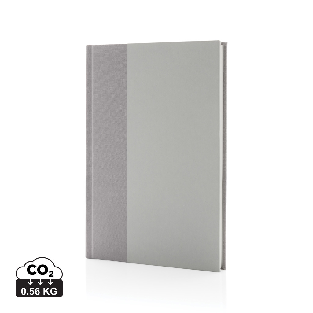 [KX121322] Carnet A5 en Kraft et rPET certifié GRS Words (blanc)