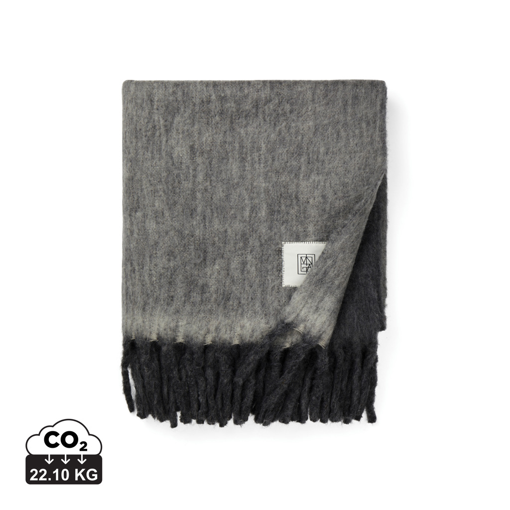 [KX022755] VINGA Plaid en laine mélangée Saletto