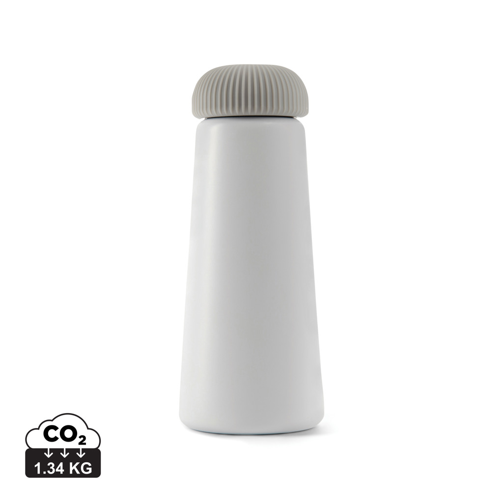 [KX116840] VINGA Bouteille isotherme 450ml en acier RCS Erie (blanc)