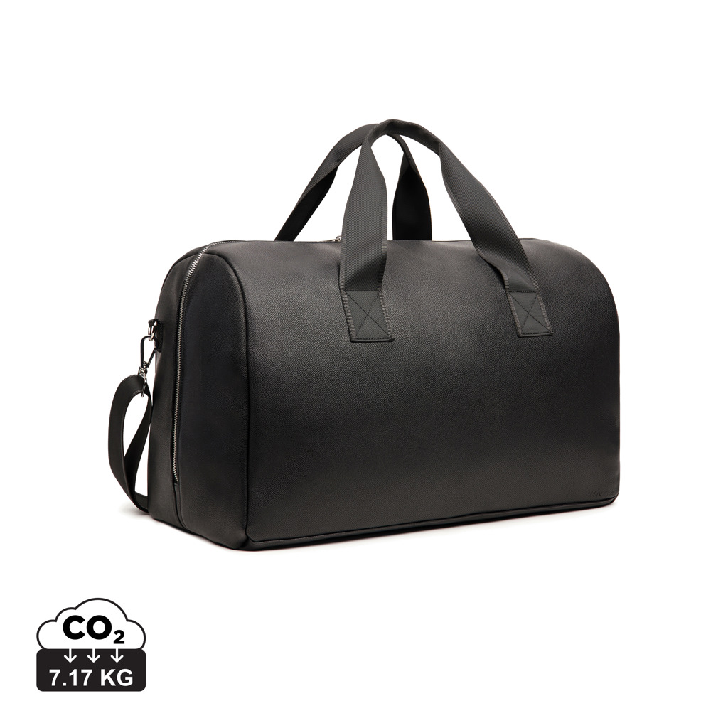 [KX104235] VINGA Sac week-end en PU recyclé RCS Bermond (noir)