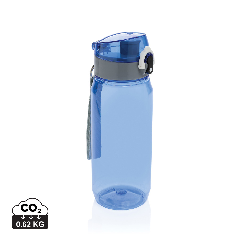 [KX1114057] Bouteille d'eau 600ml étanche en rPET RCS Yide (bleu)
