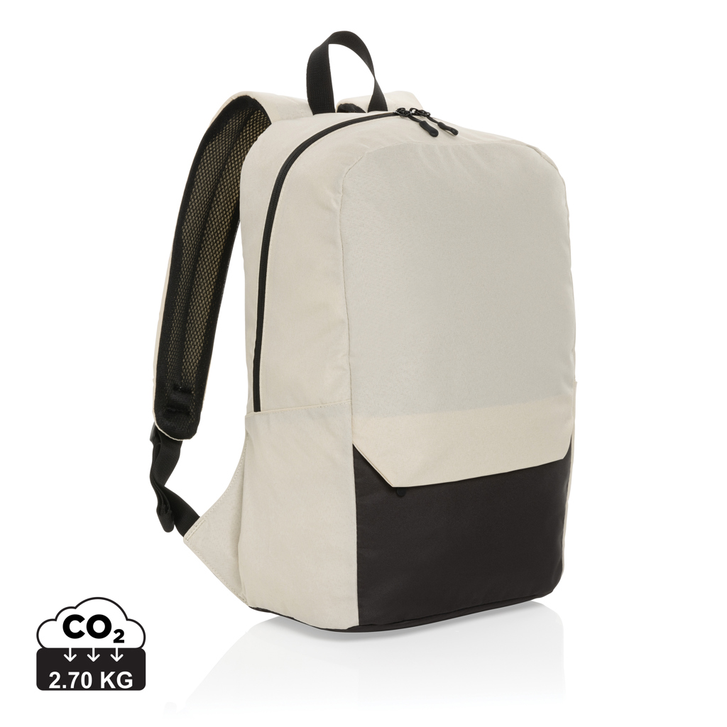 [KX1015099] Sac à dos ordinateur 15.6'' en rPET AWARE™ Kazu (blanc)