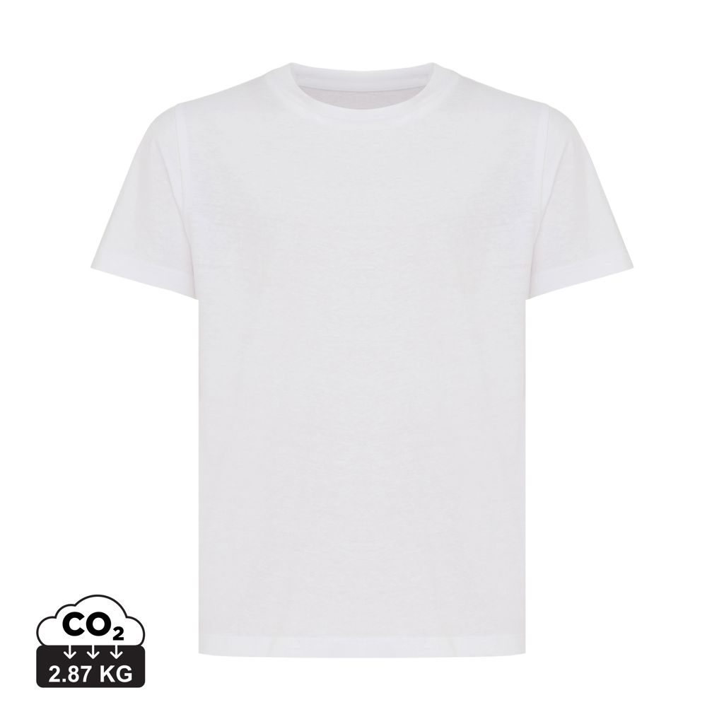 T-shirt pour enfants en coton recyclé Iqoniq Koli (blanc)
