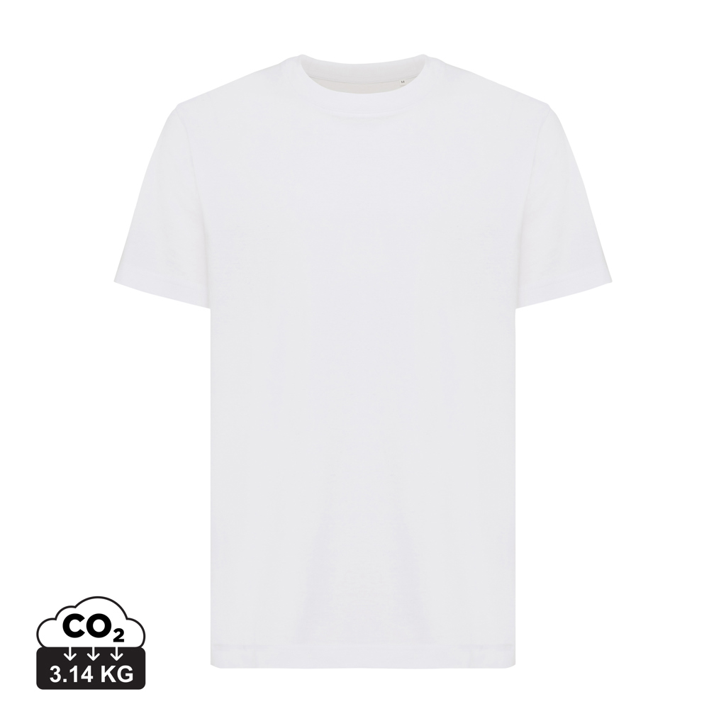 [KX12467136] T-shirt coupe décontractée en coton recyclé Iqoniq Kakadu (blanc)