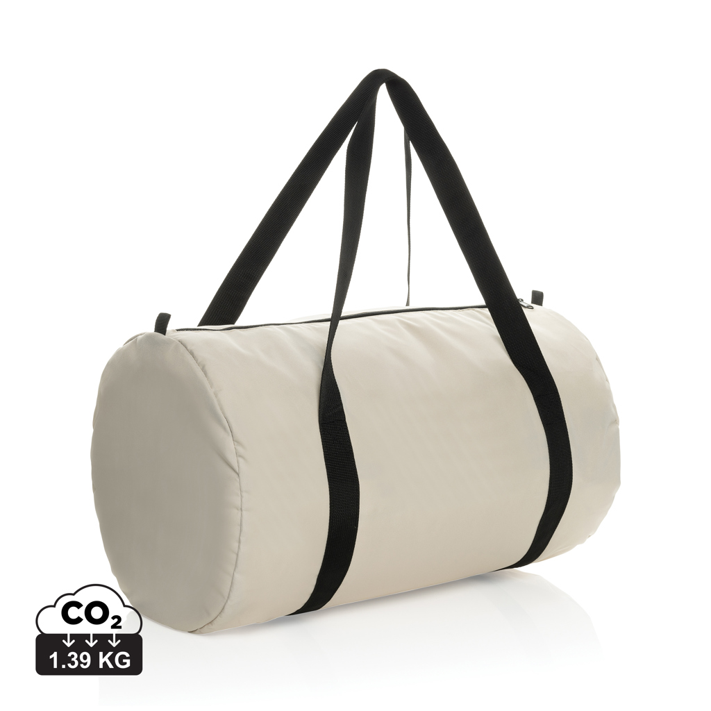 Sac de sport pliable en rPET AWARE™ Dillon (blanc)