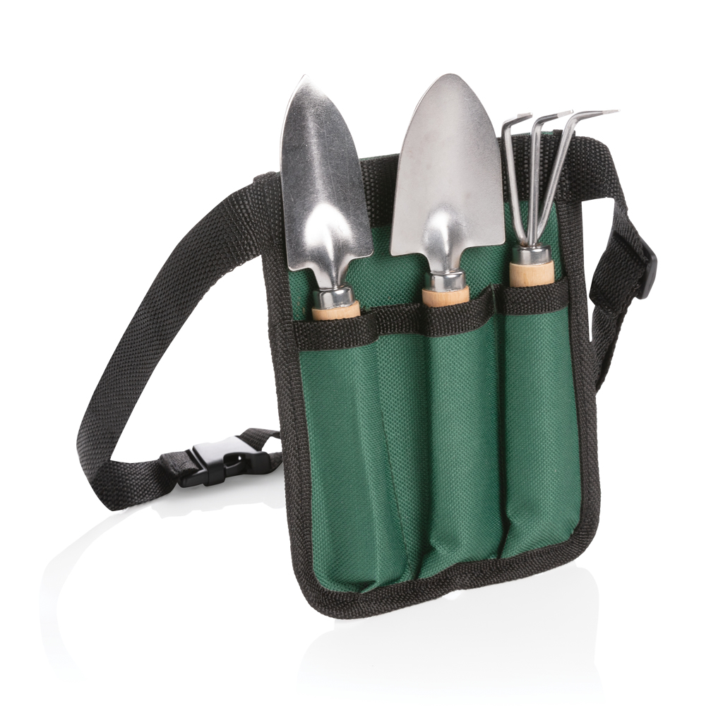 Set de 3 outils de jardin en bois